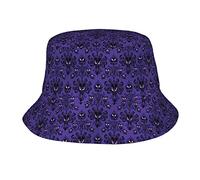 JAYWIS Haunted Mansion Print Bucket Hat Adult,Unisex Bucket Hat Summer Travel Short Brim for Men Women Teens