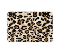 JAYWIS Leopard Print Doormat,Soft Entrance Rug,Non-Slip Doormat For Indoor And Outdoor, Washable Front Back Door Entrance Rug 16 X 24 In(40 X 60cm)