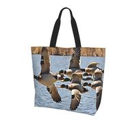 JAYWIS mallard ducks -Print Spacious Women's Shoulder Bag - Lightweight Water-Repellent Tote For Shopping & Commute, Roomy Main Compartment, Carry As Purse