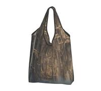 JAYWIS Mechanical Pipeline Wall -Print Shopping Bags Reusable - Compact Eco-Friendly Tote For Groceries & Travel, Long-Lasting, Holds 35lbs.