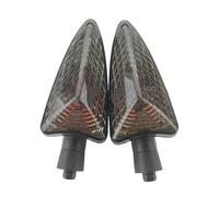 JAYWIS Modified Light Motorcycle Turn Signal Lights For Daytona 675 2009-2015 For Daytona 675R 2011-2015 Front Rear Blinker Indicator Lamps Side Lamp(Smoke,21mm)