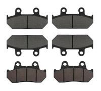 JAYWIS Motorcycle Front And Rear Brake Pads For H&onda GL 1500 A Aspencade Interstate 90-00 GL1500 Goldwing 1998-2000 VFR750F 1986-1987 braking Brake Pads(Front and rear)