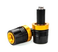 JAYWIS Motorcycle Handlebar Grips End Handle Bar Ends Plug Sliders Switch Button for MT07 MT09 MT10 MT 07 09 10 FZ07 Tracer Falling Protector Frame Sliders(Gold)