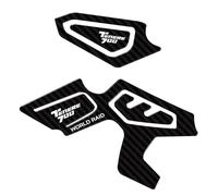 JAYWIS Motorcycle Sticker Heel Guard Protector Pad For TENERE 700 T7 T700 2019-2024 Gel Side Paint Protection Stickers Decal Side Knee Grips Stickers(White 1)