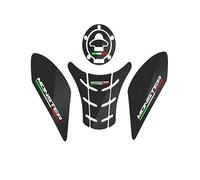 JAYWIS Motorcycle Tank Pad Gas Fuel Sticker Moto Decal Emblem Protector for DUCATI Monster 797 821 1200 EVO Scratches Tank Pads (Color : 1)