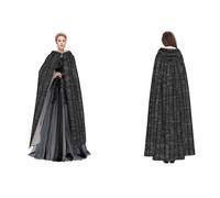 JAYWIS Programmer Programming Code -Print Budget Hooded Cloak For Adults - Adjustable Cape Halloween Costumes, Festivals & Gothic Events