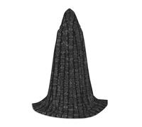 JAYWIS Programmer Programming Code -Print Youth Hooded Cape - Printed Adjustable Cloak For Teens, Halloween Adventures, Parties & Festive Appare M