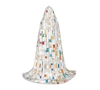 JAYWIS rose gold marble design background -Print Youth Hooded Cape - Printed Adjustable Cloak For Teens, Halloween Adventures, Parties & Festive Appare L