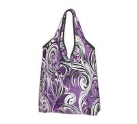 JAYWIS the sea witch inspired -Print Shopping Bags Reusable - Compact Eco-Friendly Tote For Groceries & Travel, Long-Lasting, Holds 35lbs.