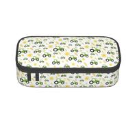 JAYWIS Tractor Farming Print Pencil Case, Big Capacity Pencil Cases for High School College Office Students Women Adults School Office Stationary Organiser Holder