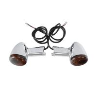 JAYWIS Turning Indicators Lamp Motorcycle Rear Turn Signal Light Indicator For Harley Sportster 883 Iron XL1200 1992-UP 2015 2016 2017 Turning Indicators Lamp Turn Signal Light(Dark Brown Lens,X-2)