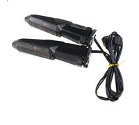 JAYWIS Turning Indicators Lamp Motorcycle Turn Signals Indicators Lights For KAWASAKI KLR 650 ER-6N ZRX 1200R For NINJA 125 250 SL Blinkers Flasher Lamps Turn Signal Light(SMOKE 2)