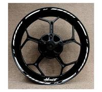 JAYWIS Wheel Rim Decals Motorbike Wheel Hub Stickers Tire Night Removable Tape Reflective Decals Rims Decorate For Hornet 1000 900 600 400 250 Wheel Stickers (Color : 2)