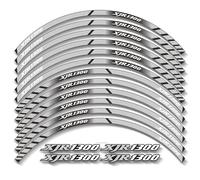JAYWIS Wheel Rim Decals Motorcycle Reflective Wheel Hub Stickers Rim Decal Decorative Accessories For Y&amaha XJR1300 Xjr1300 Wheel Stickers(Color 2)