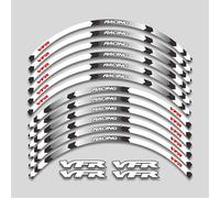 JAYWIS Wheel Rim Decals Motorcycle Wheels Hub Stickers Rim Reflective Stripe Accessories For H&onda VFR750 VFR800 VFR1200 VFR1200F VFR 750 800 1200 1200F Wheel Stickers(Color 4)