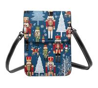 JAYWIS Women's Nutcracker Ballet Xmas Dance -Print Stylish Cell Phone Purse For Women, Compact Crossbody Bag With Card Slot & Adjustable Strap.