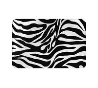 JAYWIS Zebra Print Print Doormat,Soft Entrance Rug,Non-Slip Doormat For Indoor And Outdoor, Washable Front Back Door Entrance Rug 16 X 24 In(40 X 60cm)