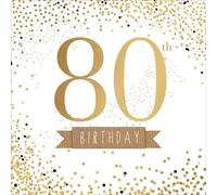 Jaz & Baz cards by Sara Miller - 80th Birthday card - Fizzy 80th #JB134
