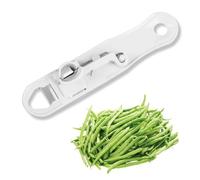 JAZOKA 1 Pcs Bean Stringer and Slicer, French Style Green Bean Complete Multi Tool to Top and Tail, Stringer & Cutter for Runner Beans
