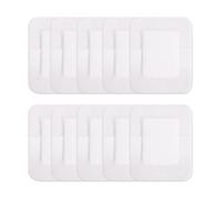 JAZOKA 10 Pcs Adhesive Wound Dressings Sterile Dressings for Wounds Cuts and grazes, Diabetic Leg ulcers, Venous Leg ulcers, Pressure Sores Hypoallergenic Plasters for Wounds(100mm X 150mm)