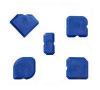 JAZOKA 10 Pcs Silicone Caulking Block Spreader Tool Set, Sealant Finishing Profiling Smoothing Applicator Mastic Tool Caulk Remover Reusable Grout Stick Scraper for Kitchen Floor Window & Sink