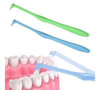 JAZOKA 2 Pcs Interspace Toothbrush for Braces Orthodontic Detail Cleaning