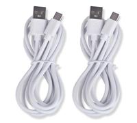 JAZOKA 2 Pcs USB C Charger Cable, USB to USB C Cable 1M, Type C Charger Cable Fast Charging Lead for iPhone 16 15/Plus/Pro Max, for Samsung Galaxy S20 S21 S8 S9 Note 10 9 8 - USB A to USB C