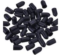 JAZOKA 30 Pcs Oil Pourer Spout Dust Covers Black Rubber Liquor Bottle Covers, Speed Pourer Caps Pour Spout Cover Protection for Olive Oil Liquor Bottles Wine Pouring Spout