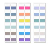 JAZOKA 360 Pcs Index Tabs Colored Book Sticky Index Tabs Self Adhesive Writable and Repositionable Page Markers Labels Suspension File Tabs for Home Office Notebooks File Classification Folders