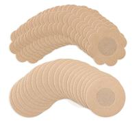 JAZOKA 40 Pcs Breast Patches, Nipple Covers, Self Adhesive Invisible Nipple Breast Cove, Disposable Nipple Pasties Flower Round Shape Stickers Petals Breast Covers for Women Girls
