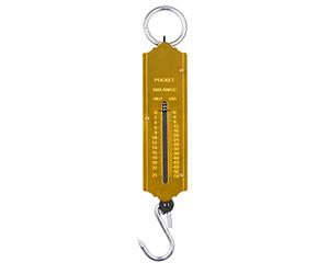 Jazooli Hanging Weight Scale - Commercial, Luggage Scale, Suitcase Weighing Scales with Metric and Imperial Measurements -Heavy Duty Design Camping & Travel Essentials 25 KG
