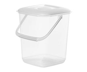 Jazooli Large Food Storage Container with Airtight Lid | Pantry & Kitchen Storage & Organisation | Dishwasher Safe BPA-Free for Flour, Sugar, Cereal, Baking Supplies | 10L Clear