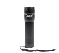 Jazooli LED Torch Super Bright Q5 240 Lumens Zoomable Focus Cree Mini Compact Pocket Camping Outdoor Hiking Light Lamp Powerful Flashlight Battery 1 x 18650 or 3 x AAA