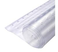 Jazooli Office Chair Mat for Carpet Floors (20m x 0.68m) - Waterproof Plastic Carpet Protector, Anti Slip Floor Protector for Office Chair - Low/Medium Pile Home Mats