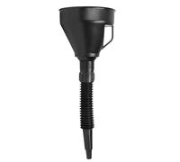 Jazooli Polyethylene Funnel, Ideal Oil, Fuel, Car Funnel or Funnels for Filling Bottles or Containers, Removable Flexi Nozzle, Integrated Mesh Filter and Built-in Handle