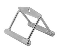 Jazooli Seated Row Metal V Handle Close Grip Lat Bar Pull Down Cable Multi Gym Exercise Fitness Workout Bodybuilding Training Machine Strong Attachment