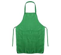 Jazooli Unisex Apron with Pockets - Cooking Aprons for Women, Men & Kids, Cleaning, Hairdressing & Waitress Apron with Pockets - One Size Fits Most Kitchen Accessories, Light Green