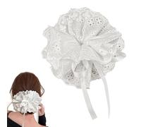 JazSwirl Large Scrunchies for Women, Big Scrunchies for Women, Oversized Scrunchie, 5.12 Inch Fabric Extra Jumbo Hair Scrunchie, 3 Colors Available