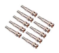 Jazuaiao 1/5 / 10Pcs BNC Connector Copper Camera Video Cable Connector Welding Easy Installation Accessories Cable Transmission Accessories