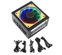 Jazuaiao 850W Full Modularity LED 20+4Pin Professional Video Game Computer Power Supply Low Cooling Fan for Electronic Sport Fully Modularity Power Supply