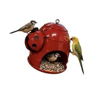 Jazuaiao Duty Iron Bird Feeding Tray with Safe Cover Perfect for Various Cage Types and Birds High Temperature Paint Bird