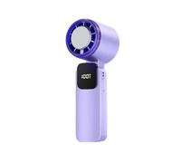 Jazuaiao Handheld Fan 199 Speed Adjustments Ice Ceramic Cooling Technology 3500mAh Battery USB Rechargeable for Indoor Cooling Rechargeable Hand Fan Battery