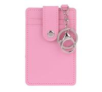 Jazuaiao Modern PU Leather Card Holder Compact Wallet Keep Your Cards Securely Stored for Business Essential Daily Use Keyrings for Women