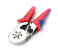 Jazuaiao Professional Ratcheting Crimper Automatic Wire Pliers for Cold Press Terminals Ergonomic Handle Tube Crimping Pliers