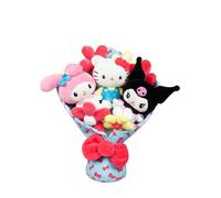 Jazwares Hello Kitty and Friends - 12-inch Plush Celebration Bouquet - 9 Plush Included - Officially Licensed Sanrio Product from