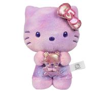 Hello Kitty and Friends 50th Anniversary 8-inch Hello Kitty Plush with 50th Anniversary Teddy Bear - 5 Decades of Friendship - Officially Licensed Sa