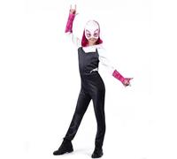 Jazwares Officially Licenced Spider-Gwen Spiderman Costume Cosplay Halloween Ghost Spider, Multicolor, S