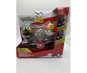 Jazwares Pokemon Clip N Go Poke Ball Belt Set Cubone