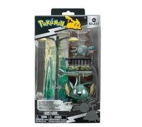 Jazwares Pokémon Select City Street Environment Set - 6-Inch Multi-Level Display Diorama with Magnemite & Trubbish 2" Battle Figures (Official Licensed)