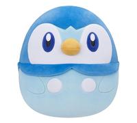 Jazwares Squishmallows Pokémon 10-Inch Piplup Plush - Add Piplup to your Squad, Ultrasoft Stuffed Animal Jumbo Plush, Official Kelly Toy Plush